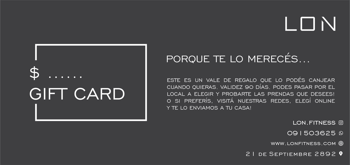 GIFT CARD