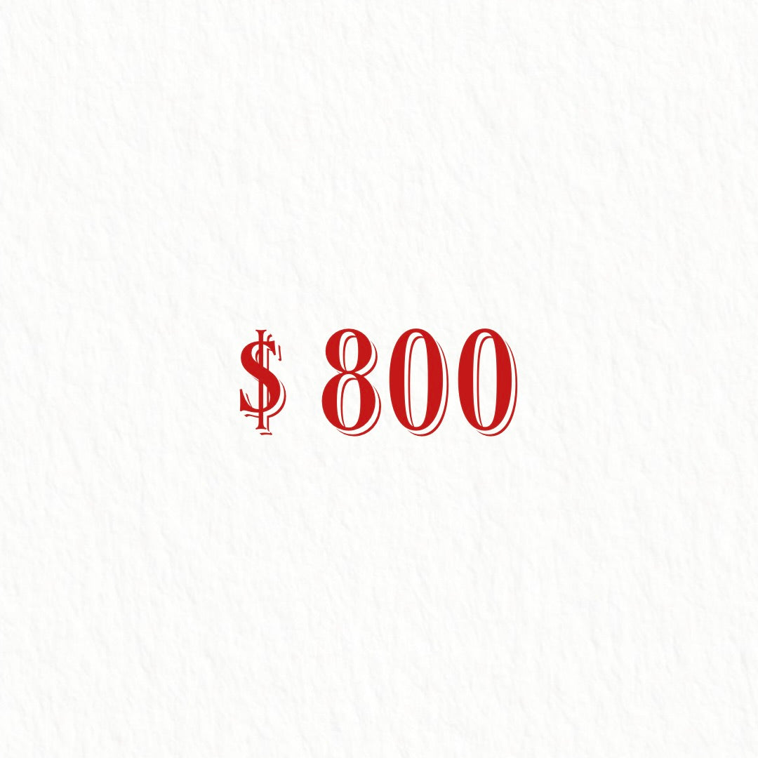 $800