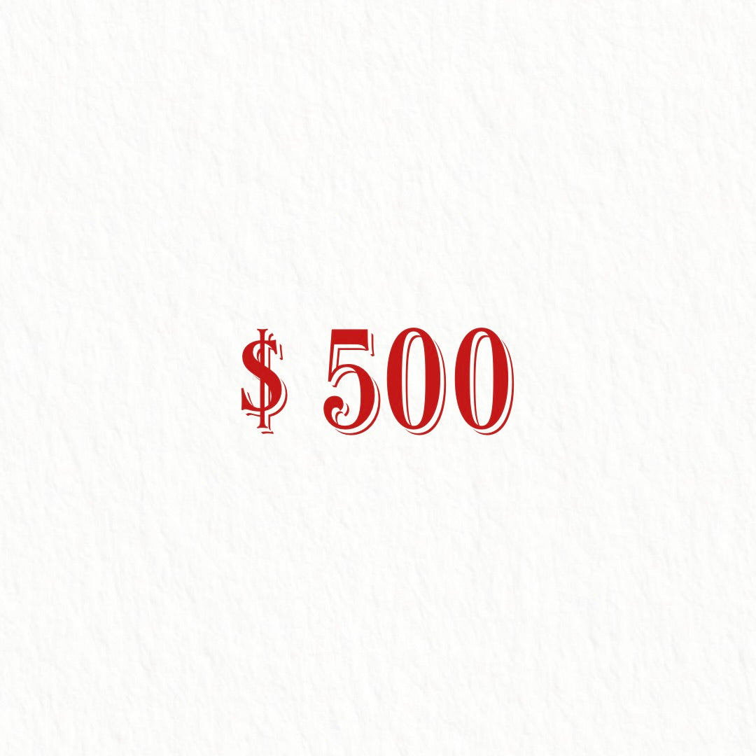 $500